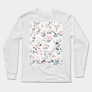 Floral Pattern Polygon style: Petal Polyhedron Beauty Long Sleeve T-Shirt